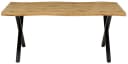 HELA Esstisch GRETA Beige Wildeiche 180cm X-Gestell Bild 1
