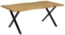 HELA Esstisch GRETA Beige Wildeiche 180cm X-Gestell Bild 3