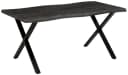 HELA Esstisch GRETA Grau Schwarz X-Gestell MDF Bild 3