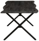 HELA Esstisch GRETA Grau Schwarz X-Gestell MDF Bild 4