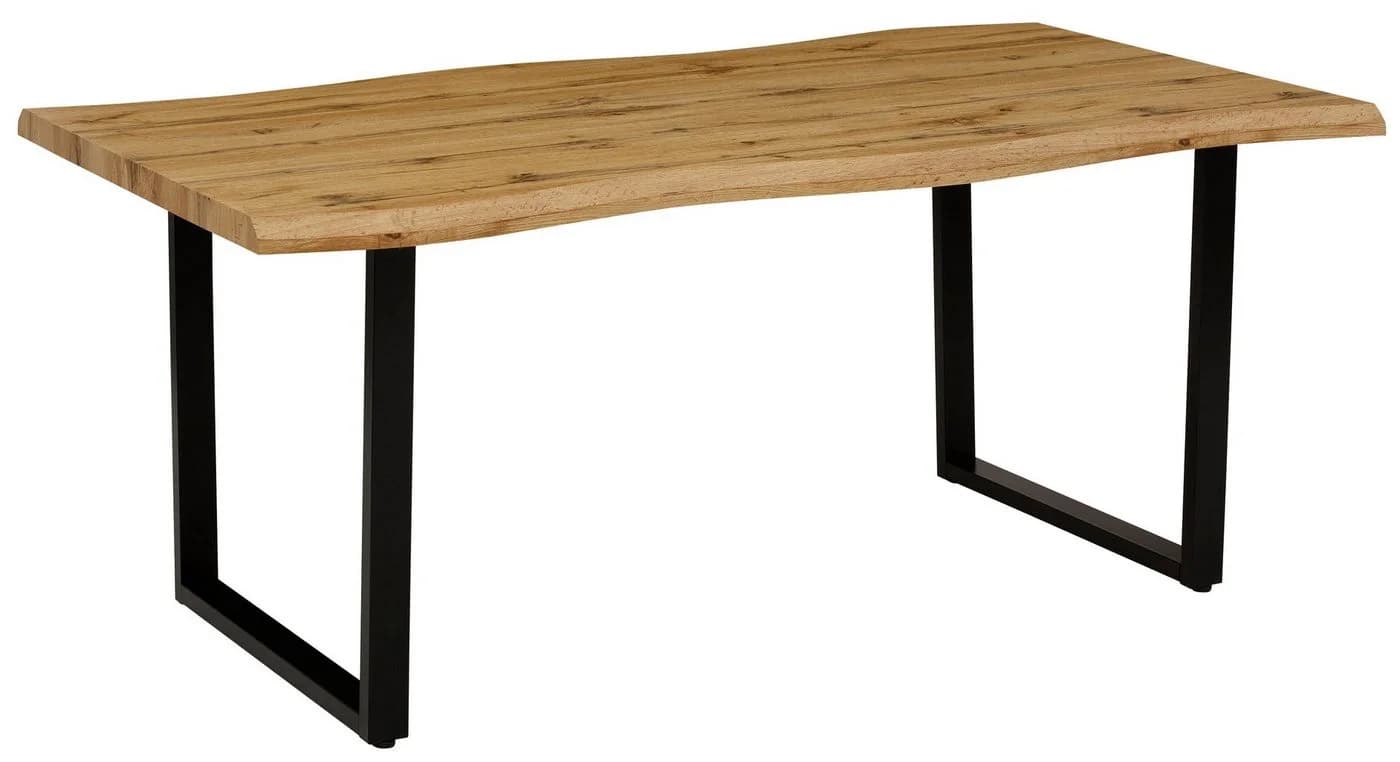 HELA Esstisch GISELLE Industrial Design Wildeiche Schwarz - Bild 3