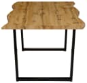 HELA Esstisch GISELLE Industrial Design Wildeiche Schwarz Bild 4