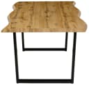 HELA Esstisch GISELLE Industrial Design Wildeiche Schwarz Bild 4