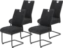 HELA Freischwinger MERKUR XL 4er Set Anthrazit Breitcord Bild 2