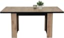 HELA Esstisch ANNI Ausziehbar 160-320cm Viking Oak Schwarz Bild 1