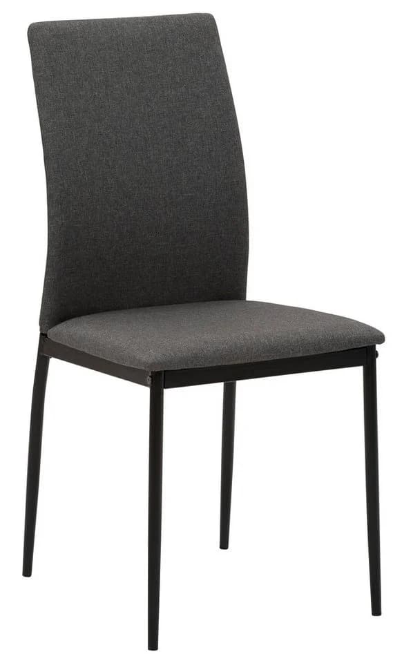 HELA Esszimmerstuhl ALIZIA Grau Schwarz Microfaser - Bild 4