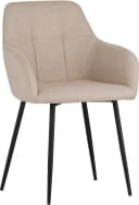 HELA HANNA Esszimmerstuhl Beige Schwarz Metallgestell Bild 3