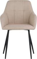 HELA HANNA Esszimmerstuhl Beige Schwarz Metallgestell Bild 4