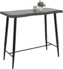 HELA Bartisch GABI Grau Schwarz Industrial Design Bild 2