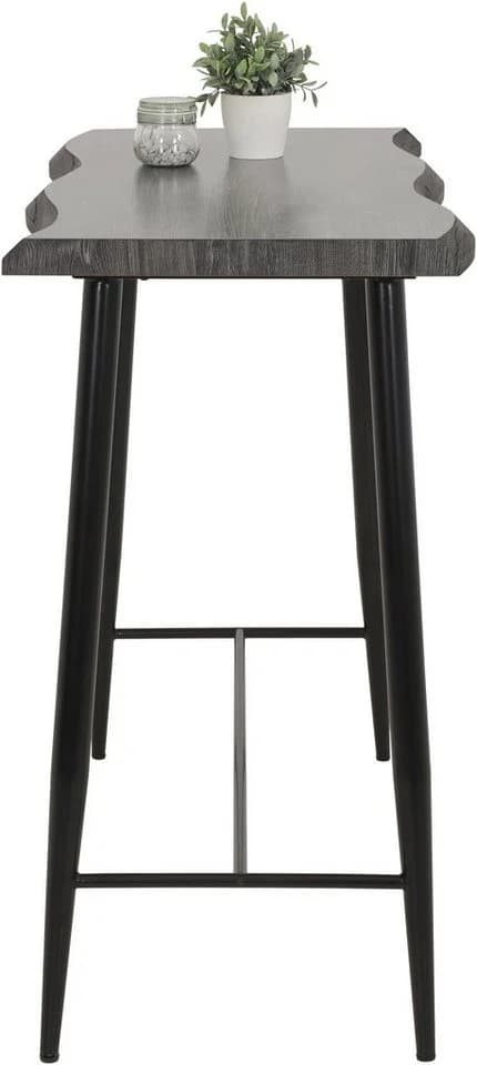 HELA Bartisch GABI Grau Schwarz Industrial Design - Bild 3