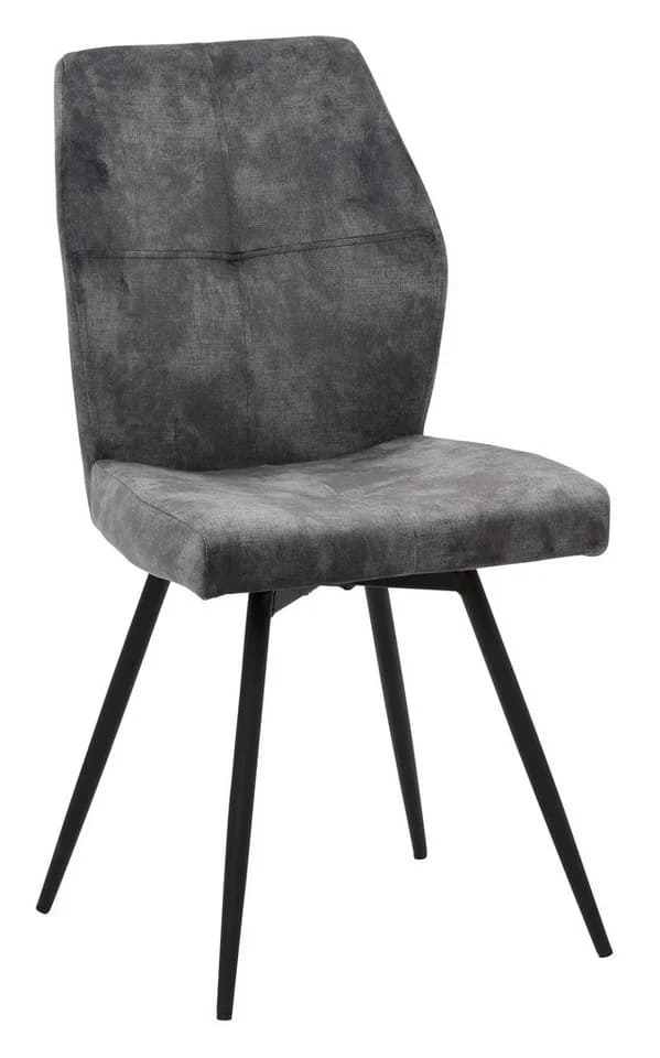HELA Esszimmerstuhl JANINA Vintage Anthrazit Schwarz Drehbar