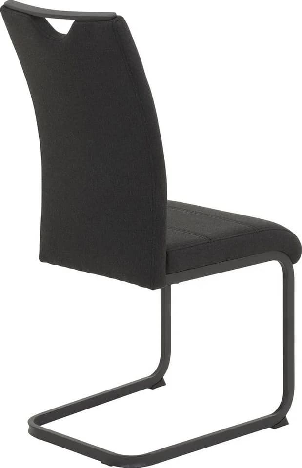HELA Freischwinger Giselle Esszimmerstuhl 2er Set Anthrazit Schwarz - Bild 4