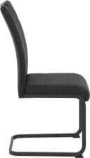 HELA Freischwinger Giselle Esszimmerstuhl 2er Set Anthrazit Schwarz Bild 5
