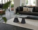 HELA Couchtisch DUSTIN 2er Set Grau Schwarz Marmoroptik Bild 1