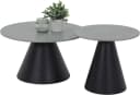 HELA Couchtisch DUSTIN 2er Set Grau Schwarz Marmoroptik Bild 3