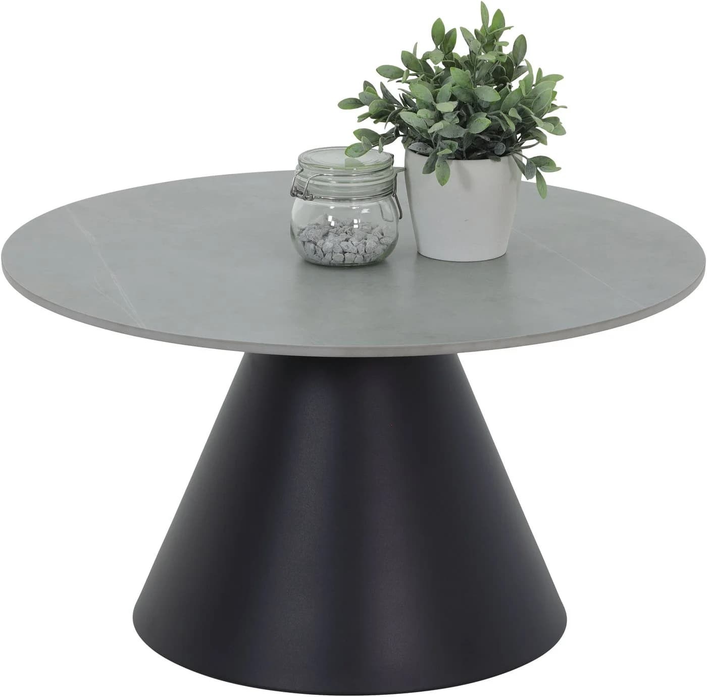 HELA Couchtisch DUSTIN 2er Set Grau Schwarz Marmoroptik - Bild 4