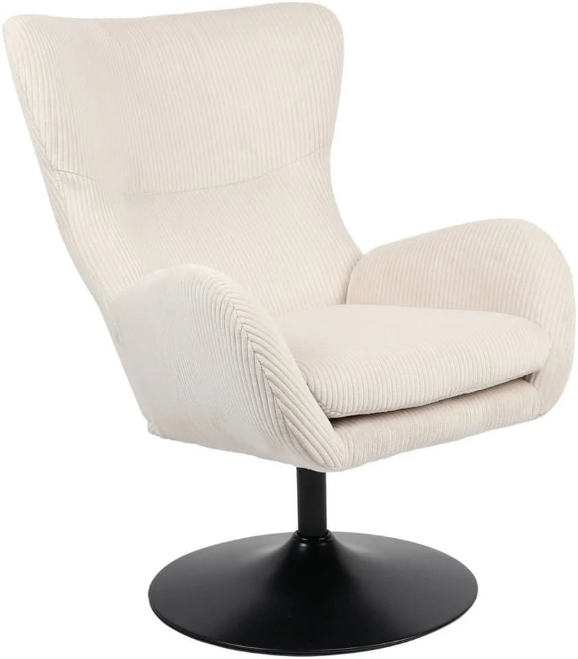 HELA Loungesessel SAMOS Beige mit Armlehnen drehbar - Bild 3