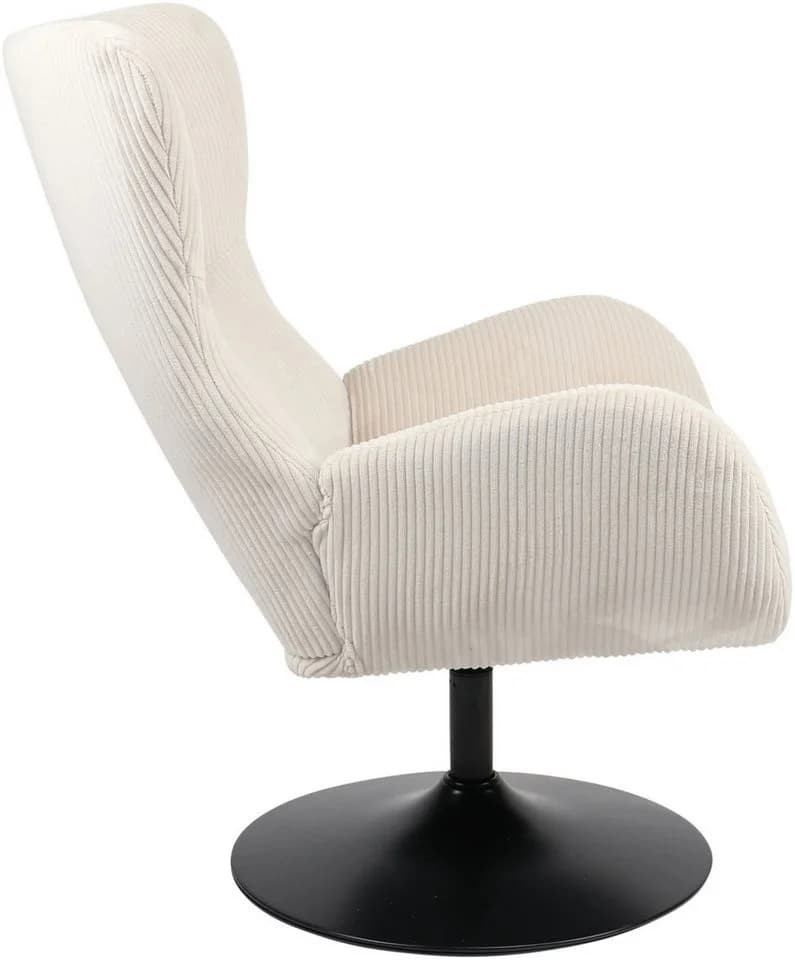 HELA Loungesessel SAMOS Beige mit Armlehnen drehbar - Bild 5