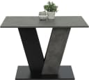 HELA Esstisch JUDITH Betonoptik Schwarz Säulentisch V-Form Bild 2