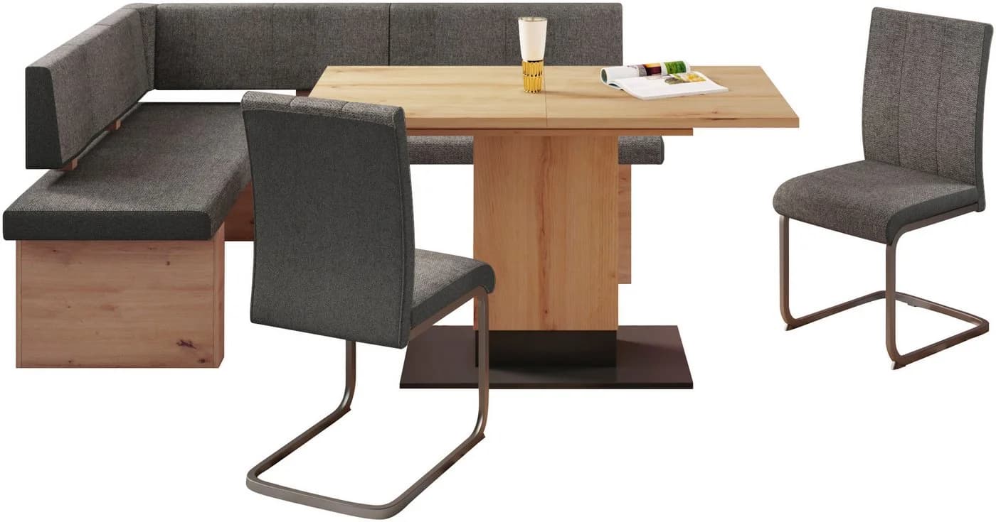 Essgruppe HELA BERKEL 4-tlg. Artisan Eiche/Schwarz - Bild 2