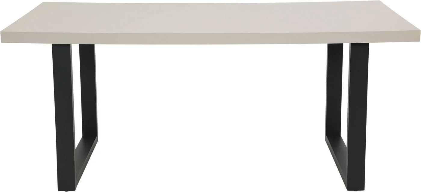 Esstisch HELA MERAN Cashmere Schwarz U-Gestell - Bild 3