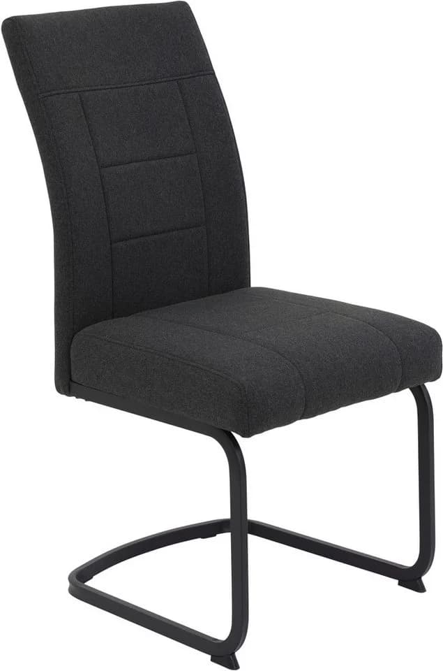 HELA Freischwinger BRINDISI Esszimmerstuhl Schwarz Anthrazit - Bild 3