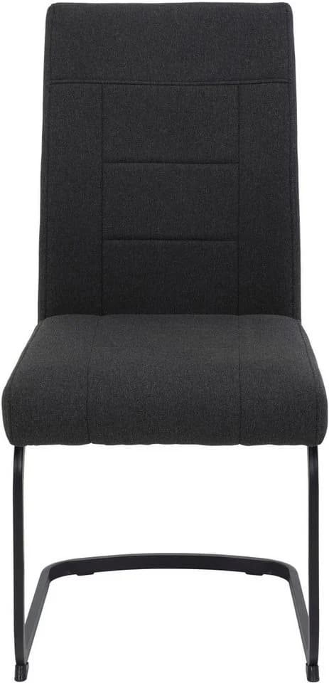 HELA Freischwinger BRINDISI Esszimmerstuhl Schwarz Anthrazit - Bild 4