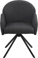 Armlehnstuhl Swing Back Komfortrücken, 360 drehbar, anthrazit/schwarz Bild 5