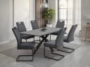 Freischwinger HELA KERTIN Anthrazit Metall Freischwinger XL Sitzbreite Bild 1