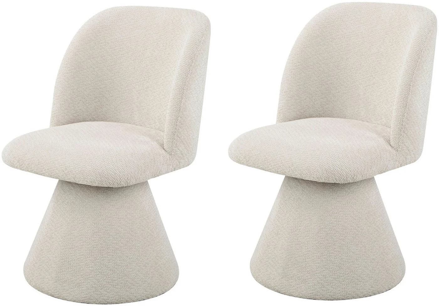 HELA Drehstuhl BARI 2er Pack 360° drehbar Webstoff - Bild 2