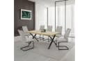 Freischwinger HELA "KERTIN" Beige Schwarz XL Sitzbreite Bild 1
