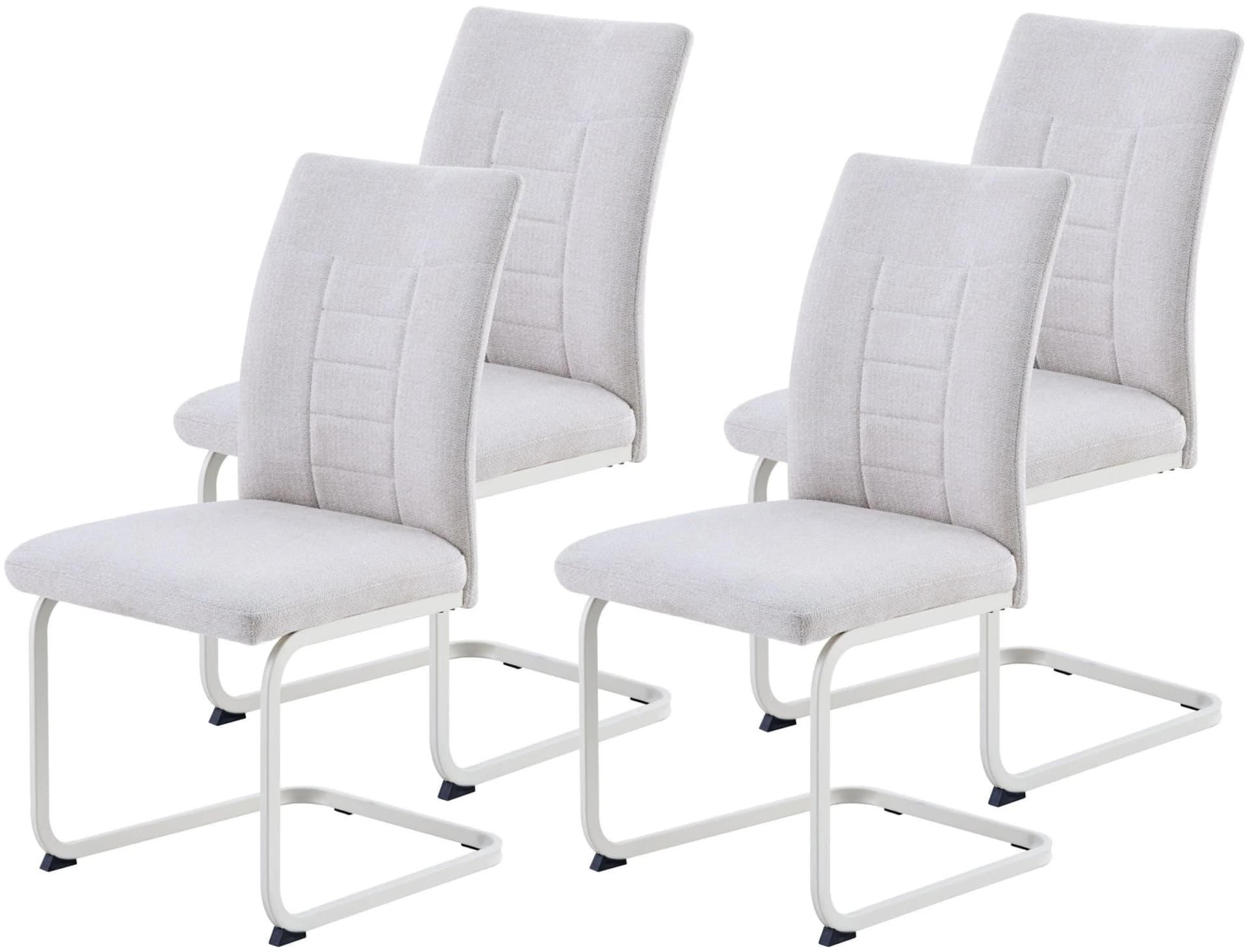 Freischwinger HELA "AUGUSTA" Beige Creme XL-Sitzbreite