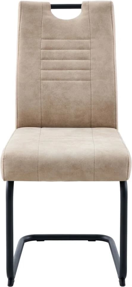 Freischwinger OTTO HOME Altona Beige Schwarz 6er Set Microfaser - Bild 5