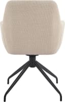 Armlehnstuhl Hela Triest Beige Schwarz 360 drehbar Bild 5