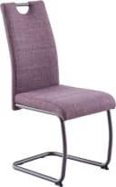 HELA Freischwinger FLORENZ 4er Set Violett gepolstert mit Griff Bild 5