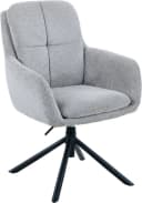 HELA Armlehnstuhl PERRY 2er Set grau drehbar höhenverstellbar Bild 1