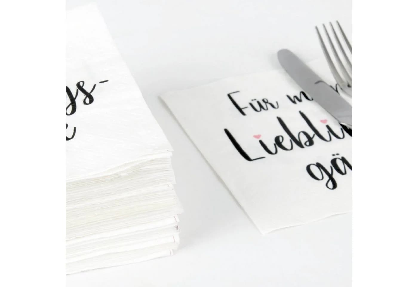 Bestlivings Papierserviette 33x33cm 20er Pack Weiß 3-lagig - Bild 4