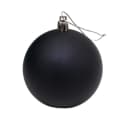 BURI Weihnachtsbaumkugel zum Beschriften 8cm Mattschwarz Bild 5