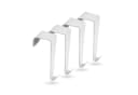 Bestlivings Türhaken Metall ohne Bohren 4er Set Silber Bild 1