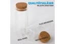 Bestlivings Vorratsglas mit Korken 2-tlg. Glas transparent 50ml Bild 3