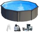Rundpool in California-Stil aus Stahl, PVC und Kunststoff Bild 2