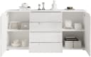 Carryhome Sideboard Spice Weiß Hochglanz 165x80x40cm Bild 5