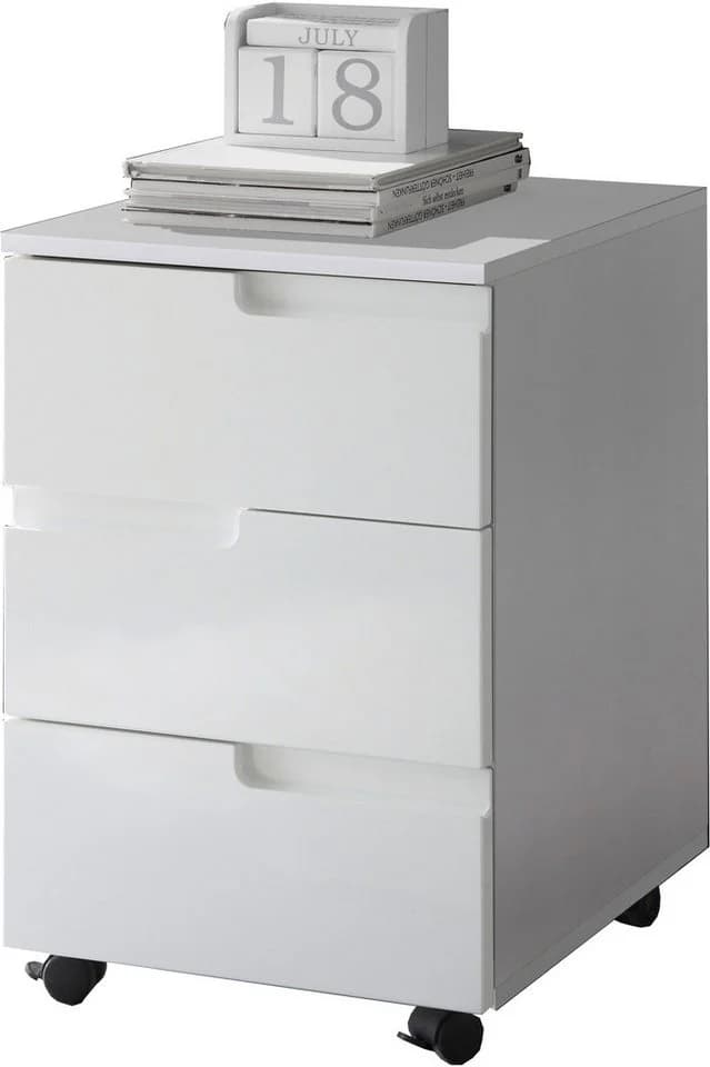 BEGA OFFICE Rollcontainer Spice Weiß 3 Schubladen - Bild 2