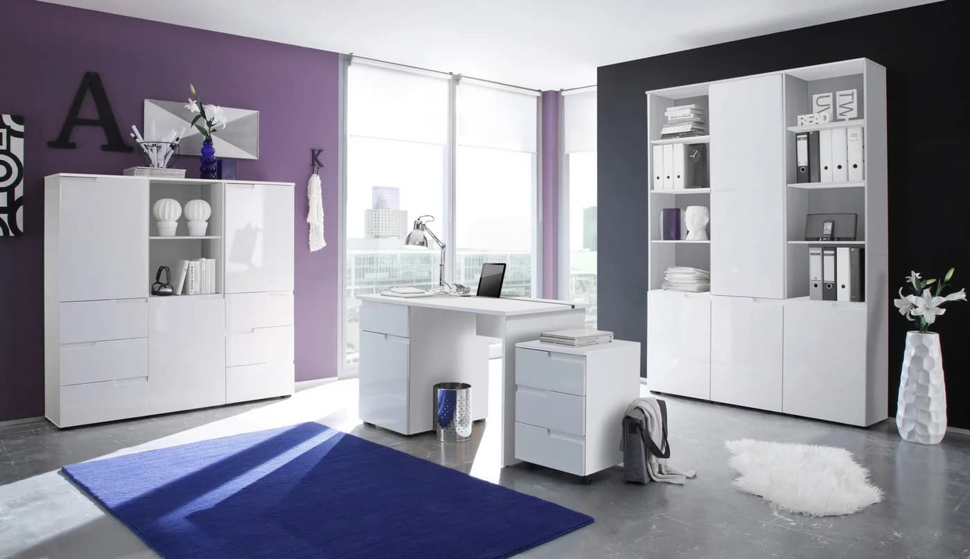 BEGA OFFICE Rollcontainer Spice Weiß 3 Schubladen - Bild 3