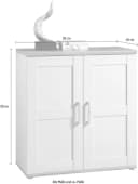 HBZ Kommode Romance Landhausstil 93x99x45 cm Braun Bild 4