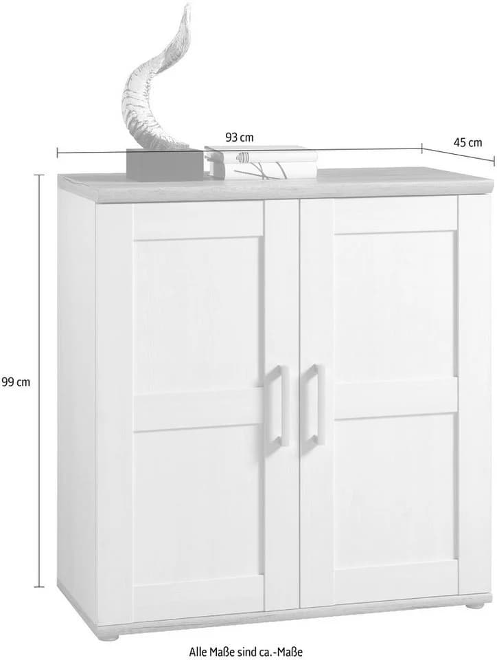 HBZ Kommode Romance Landhausstil 93x99x45 cm Braun - Bild 4
