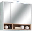 BASIC by Balculina Spiegelschrank Mila Weiß mit LED und Steckdose Bild 4