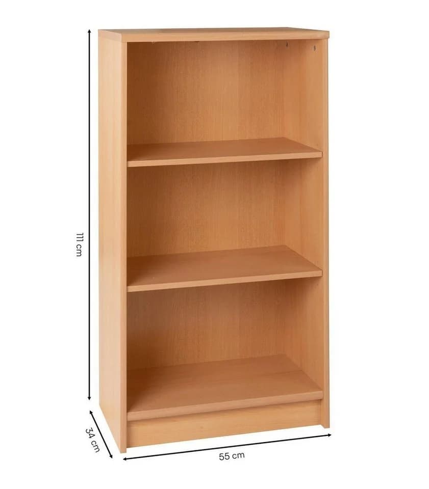 Bega Consult Regal OPTIMUS Buchedekor Braun mit höhenverstellbaren Böden - Bild 4