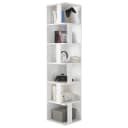 BEGA OFFICE Eckregal Corner Shelf Weiß 6 Fächer Holzwerkstoff Bild 5