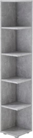 BEGA OFFICE Eckregal Corner Light Grau 5 Fächer Holzwerkstoff Bild 2